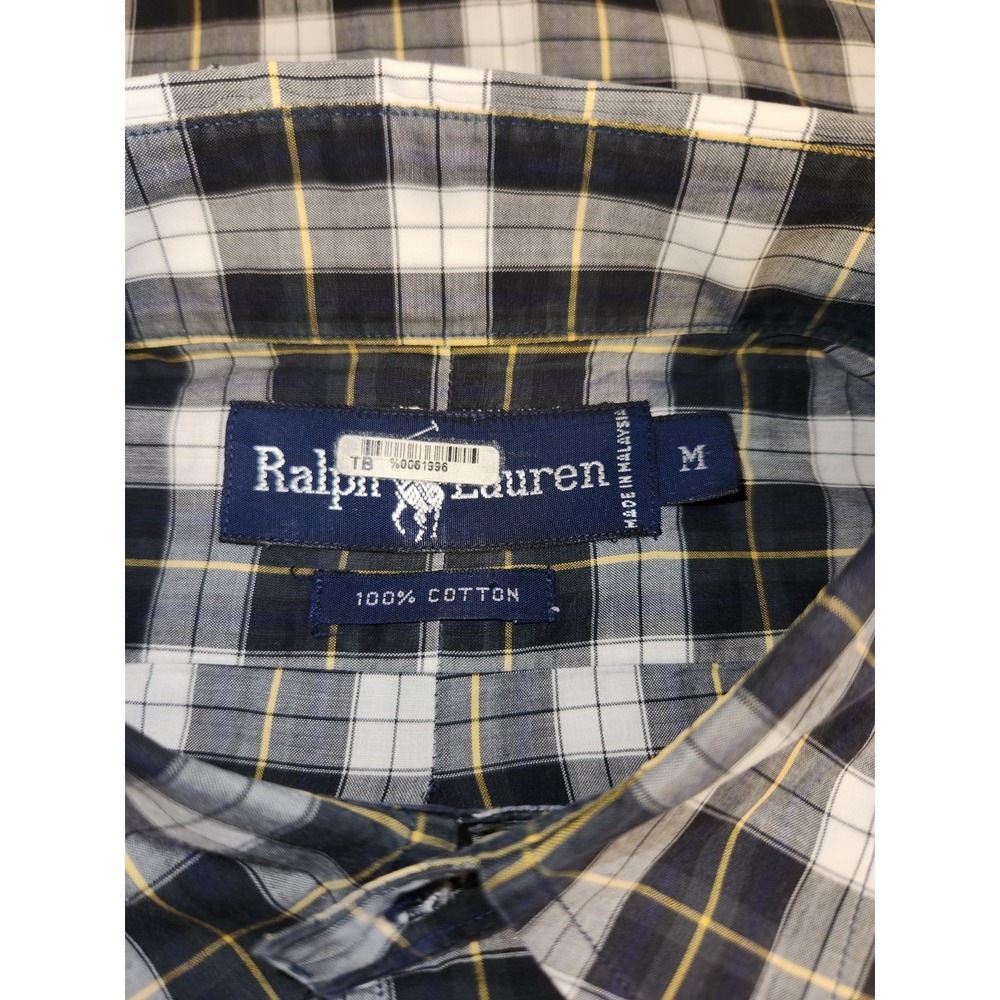 Men's Vintage Ralph Lauren Golf‎ Button Up Shirt Size M With Polo Crest - Picture 4 of 7